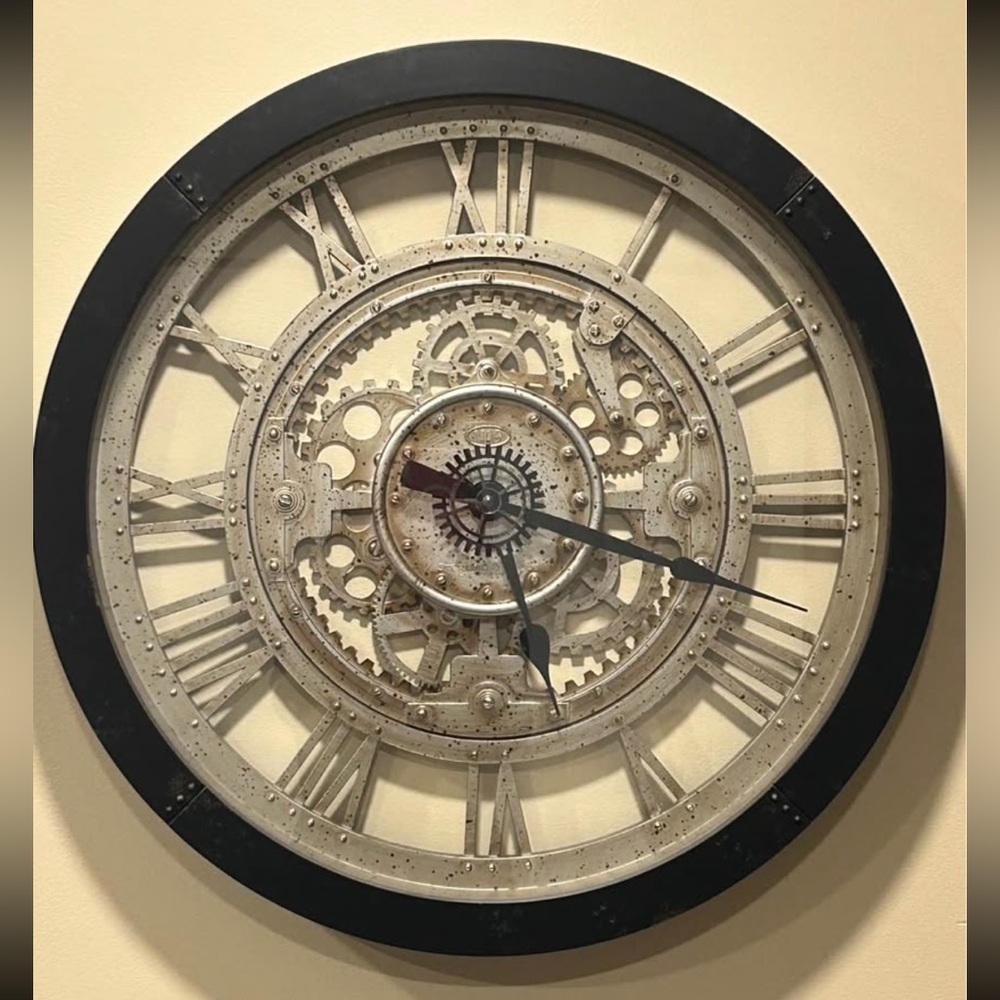Industrial look Wall Clock